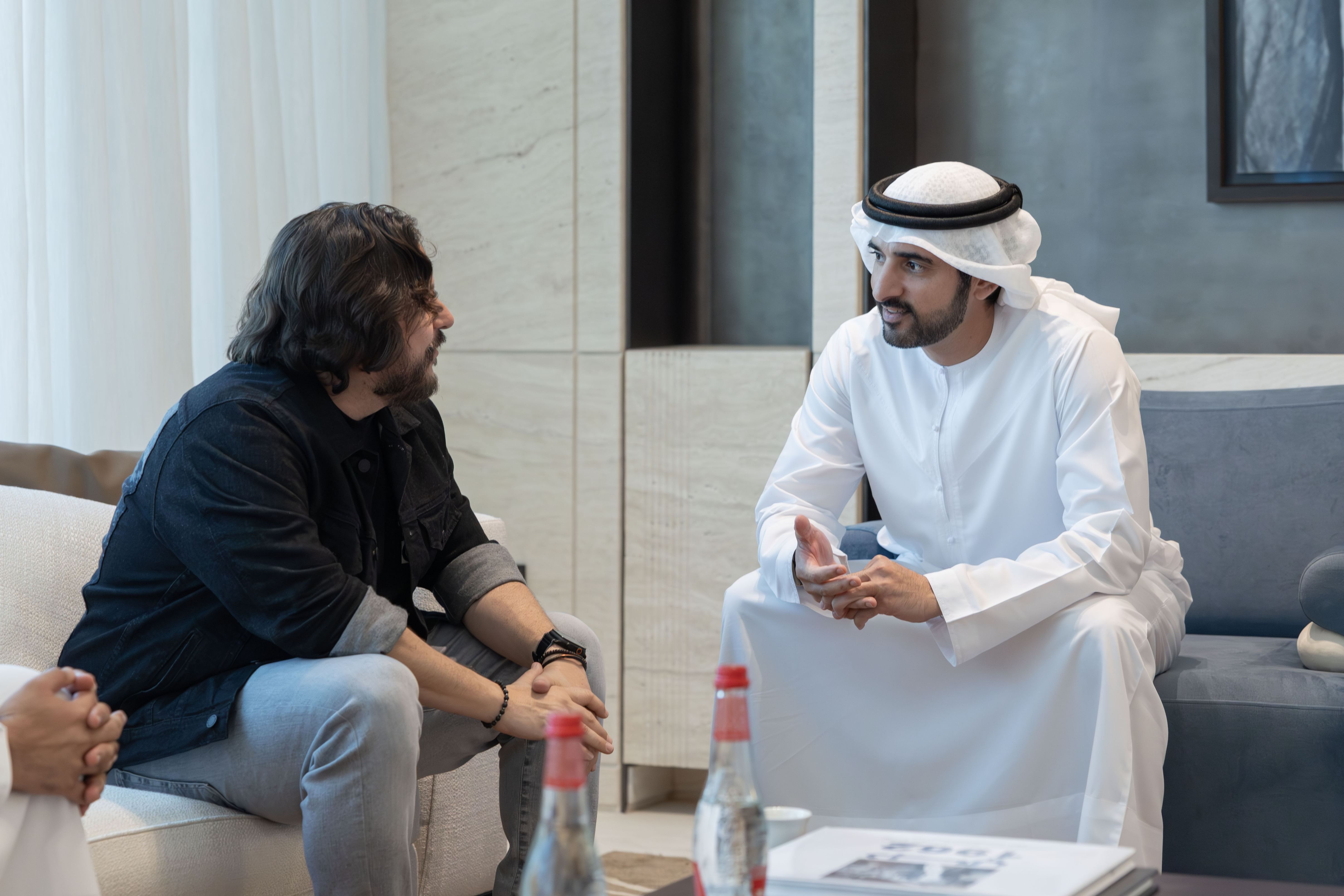 Hamdan bin Mohammed meets with Co-Founder & CEO of Colossal Biosciences