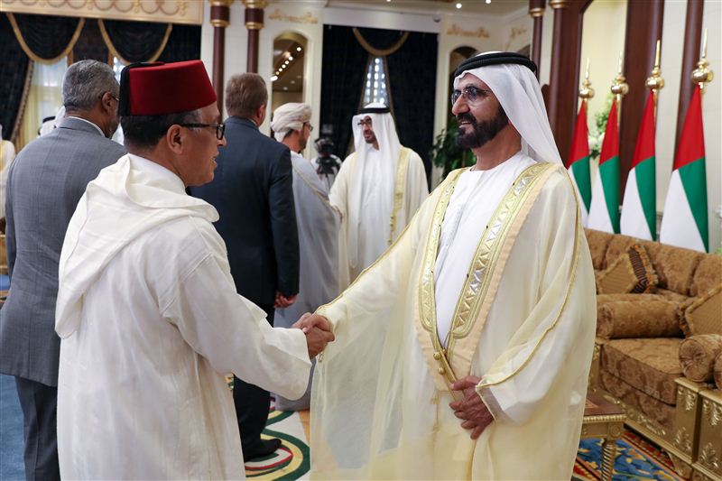 Mohammed bin Rashid and Mohammed bin Zayed receive heads of diplomatic and international missions