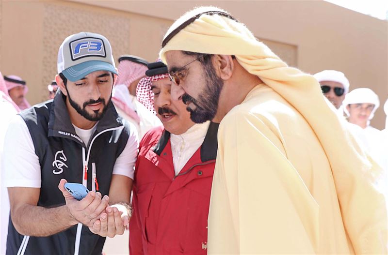 Mohammed bin Rashid and Hamad bin Isa attend King of Bahrain Endurance Cup