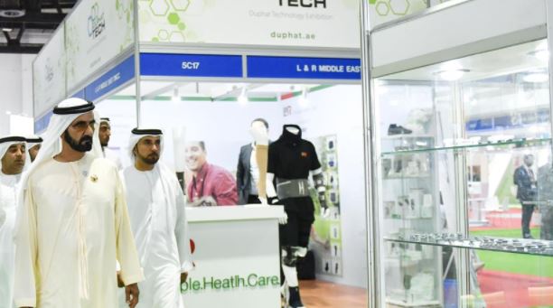 Mohammed bin Rashid visits Dubai International Pharmaceutical and  Technology Conference and Exhibition, DUPHAT  
