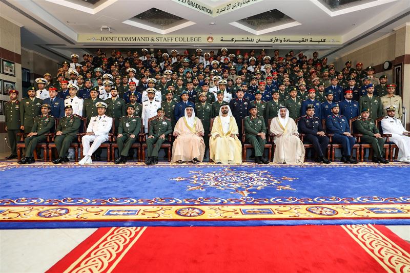  Mohammed bin Rashid attends graduation ceremony of 27th batch of Joint Command and Staff College