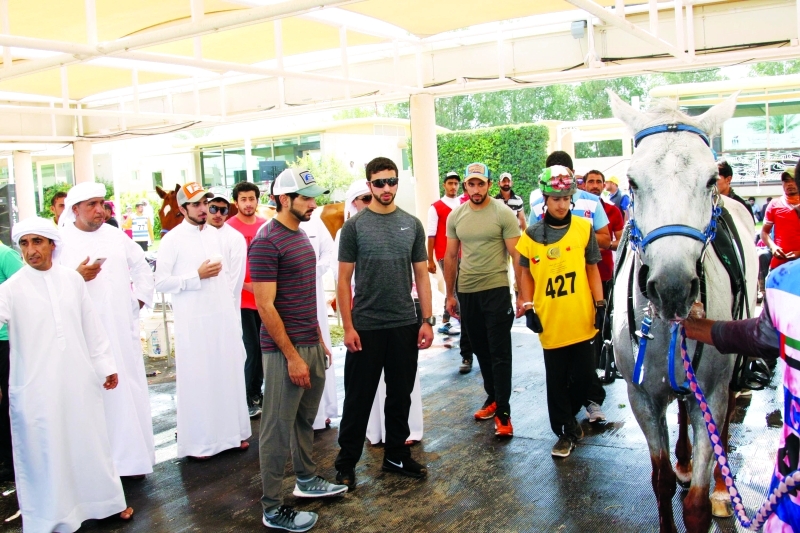 Hamdan bin Mohammed attends Private Stable Race of Endurance Festival in Seih Al Salam