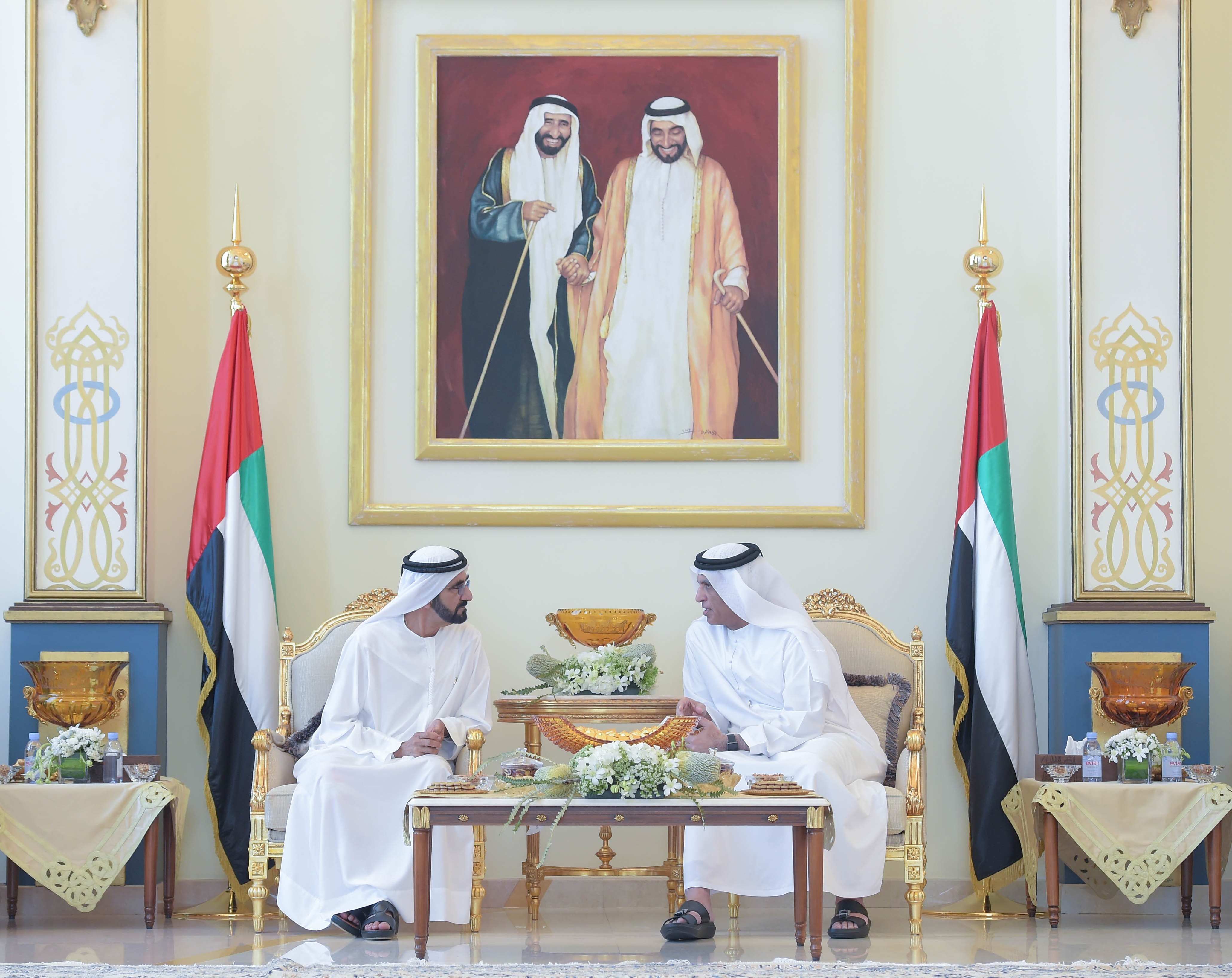 Mohammed bin Rashid attends a luncheon held by Saud bin Saqr in Ras Al Khaimah
