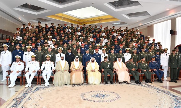 Mohammed Bin Rashid attends graduation ceremony of 25th batch of Joint Command and Staff College in Abu Dhabi