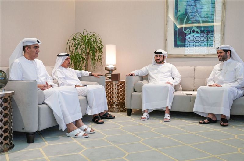 Maktoum bin Mohammed receives distinguished judges from Dubai Courts