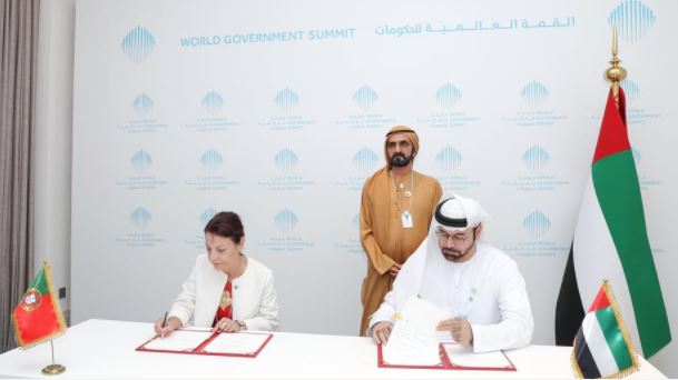 Mohammed bin Rashid attends signing of MoC between UAE and Portugal to enhance cooperation in field of developing public administration