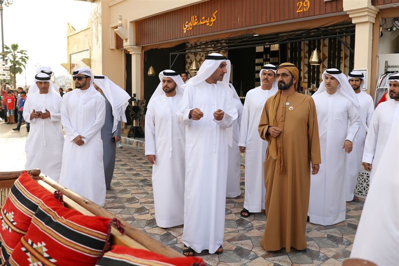 Mohammed bin Rashid tours Global Village in Dubai