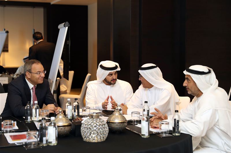 Maktoum bin Mohammed attends brainstorming session for Financial Audit Department in Dubai