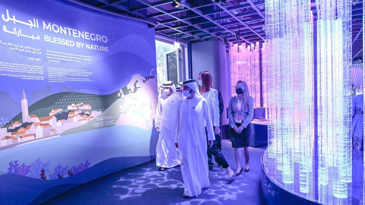 Mohammed bin Rashid visits pavilions of Seychelles, Montenegro at Expo 2020 Dubai
