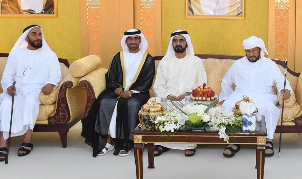 Mohammed bin Rashid attends Amhi bin Humaid Al Mansouri