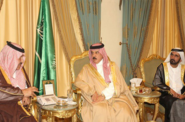 محمد بن راشد يستقبل أولياء العهود