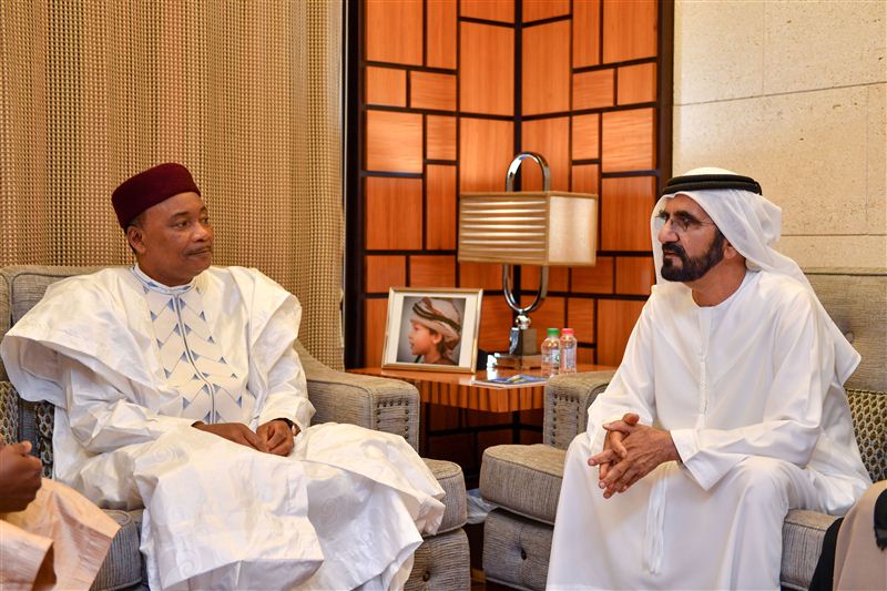 Mohammed bin Rashid receives President of Niger 
