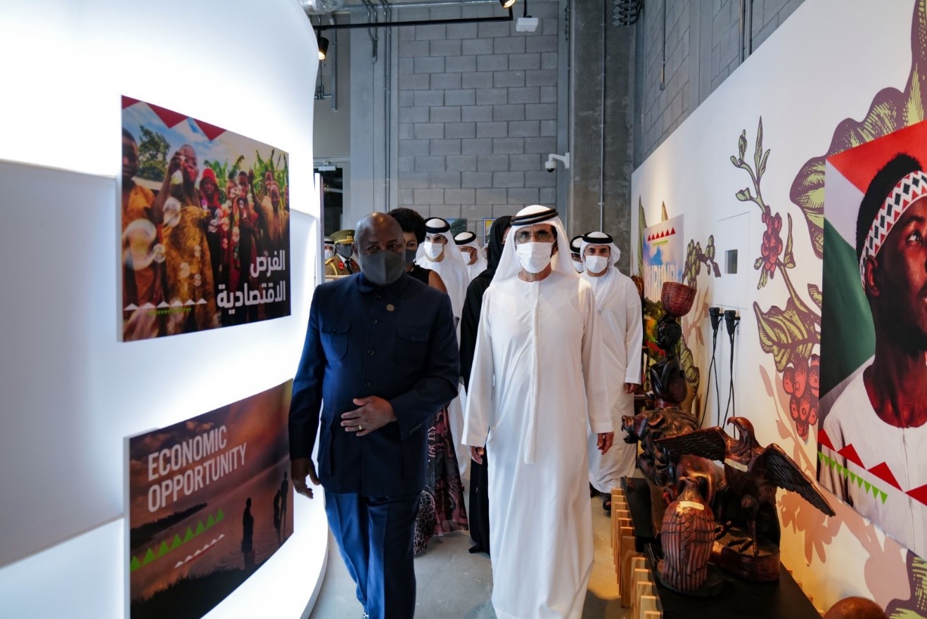 Mohammed bin Rashid meets with President of Burundi at Expo 2020 Dubai