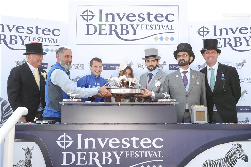 Mohammed bin Rashid crowned winner of the Investec Derby at Epsom