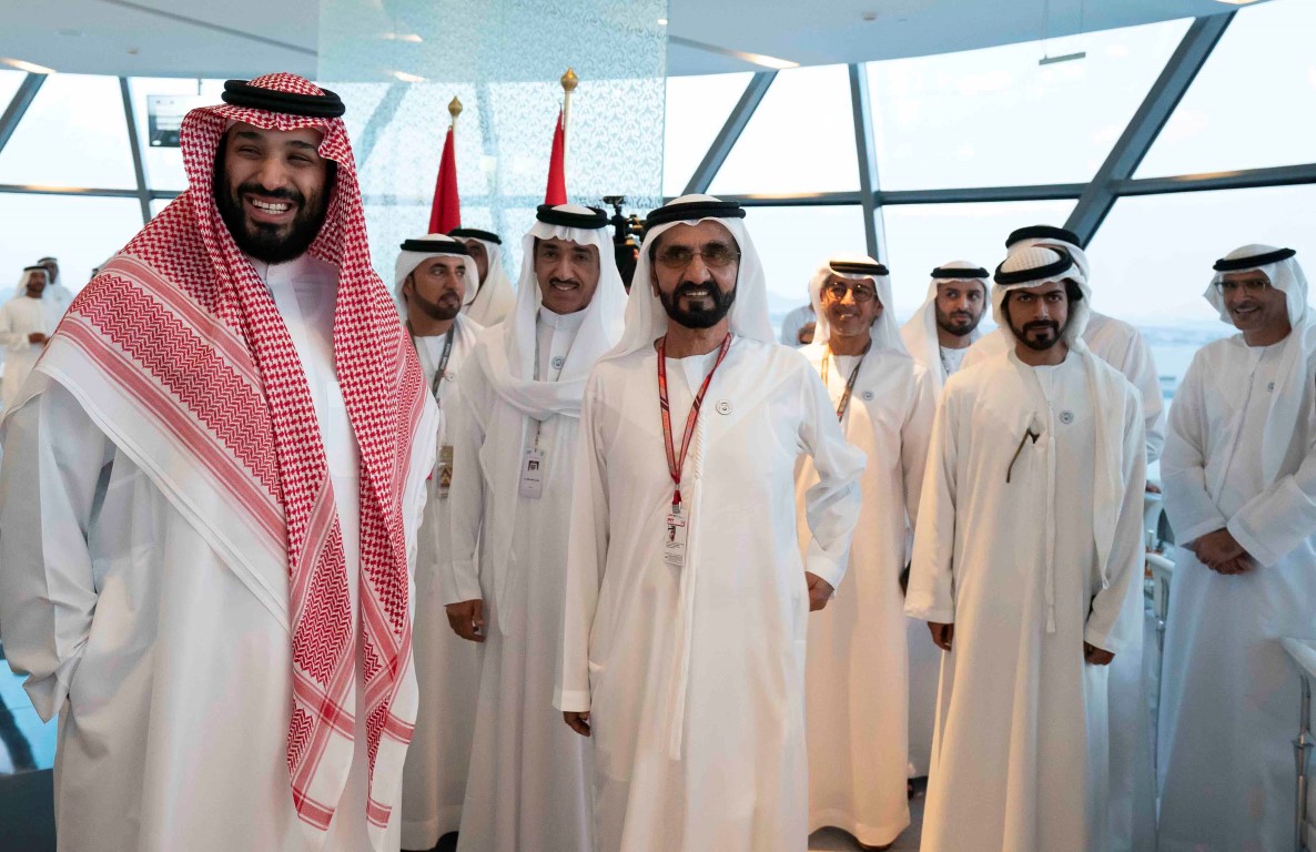 Mohammed bin Rashid, Mohamed bin Zayed, Mohammed bin Salman witness closing of Formula 1 Grand Prix in Abu Dhabi