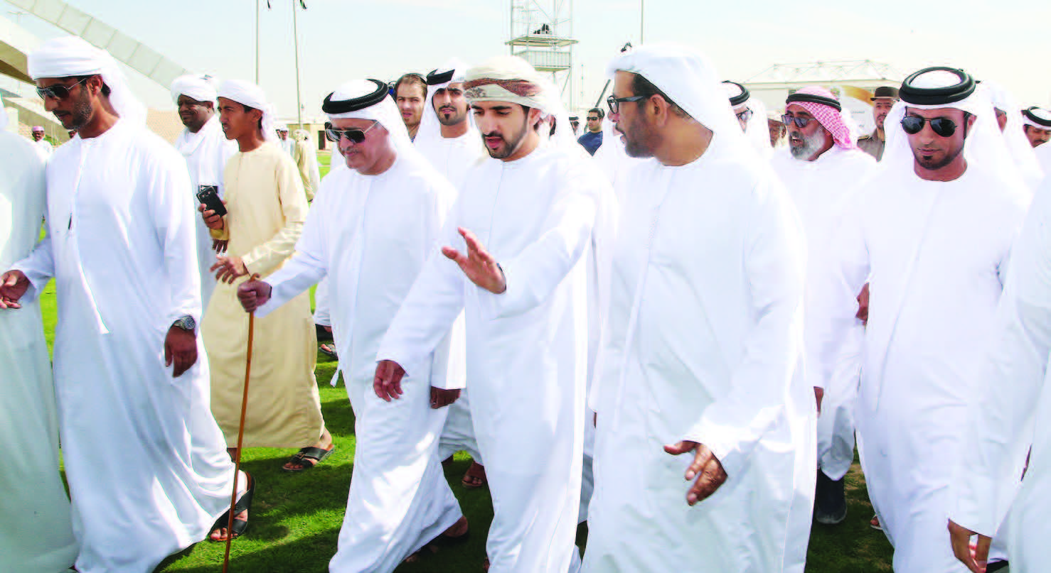 Hamdan bin Mohammed attends Al Wathba Closing Competitions