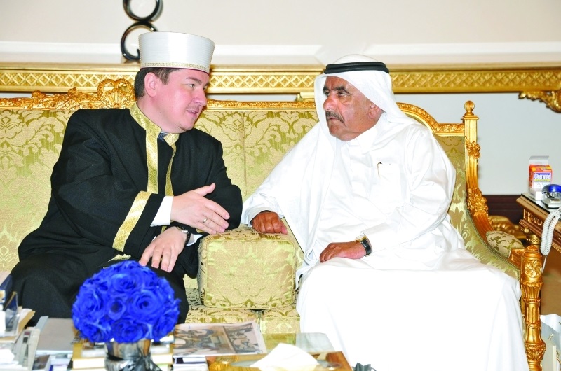 Hamdan bin Rashid receives Mufti of Poland