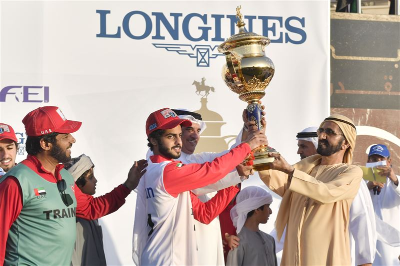 Mohammed bin Rashid crowns Saif Al Mazrouei winner of main race Endurance Cup