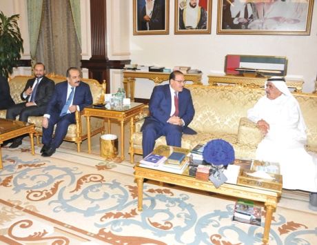 Hamdan bin Rashid receives Jordanian Minister of Education