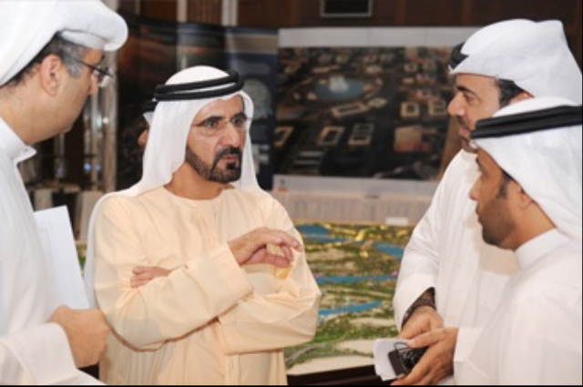 محمد بن راشد يزور معرض جلفود