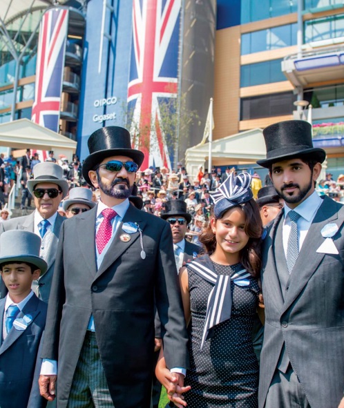 Mohammed bin Rashid attends victories of “Godolphin” horses at Royal Ascot, Britain