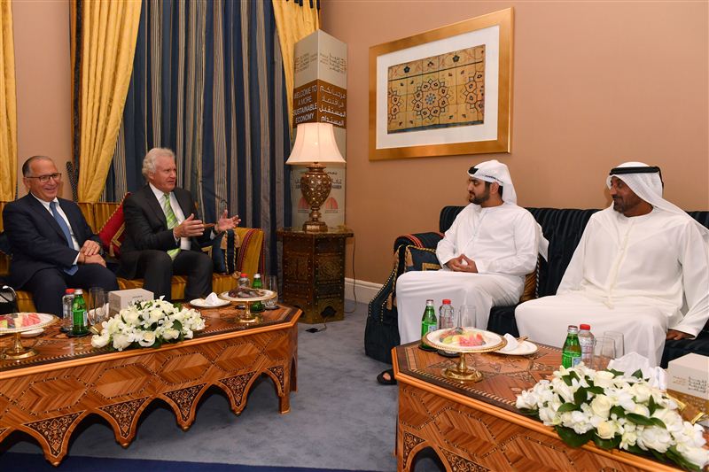 Maktoum bin Mohammed receives General Electric Chairman and CEO