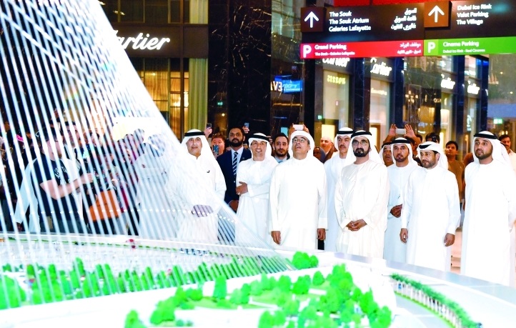 Mohammed bin Rashid unveils Khor Dubai Tower Solid