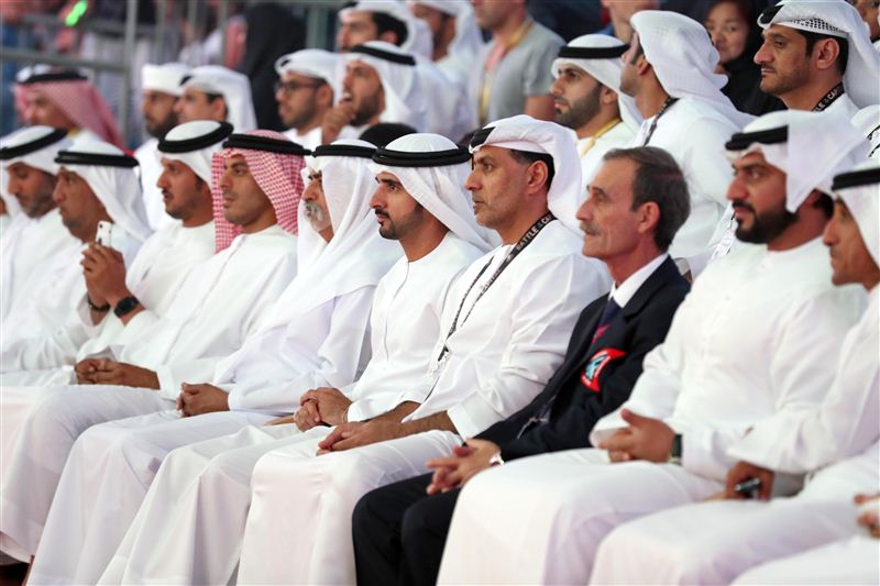 Hamdan bin Mohammed attends Abu Dhabi World Professional Jiu-Jitsu Championship finals