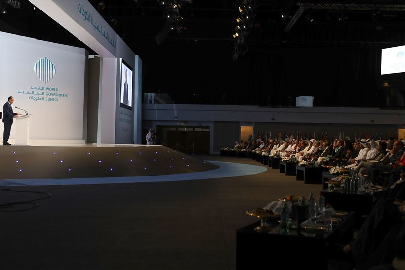 In the presence of Mohammed bin Rashid, the World Bank Group President launches an international education care platform 