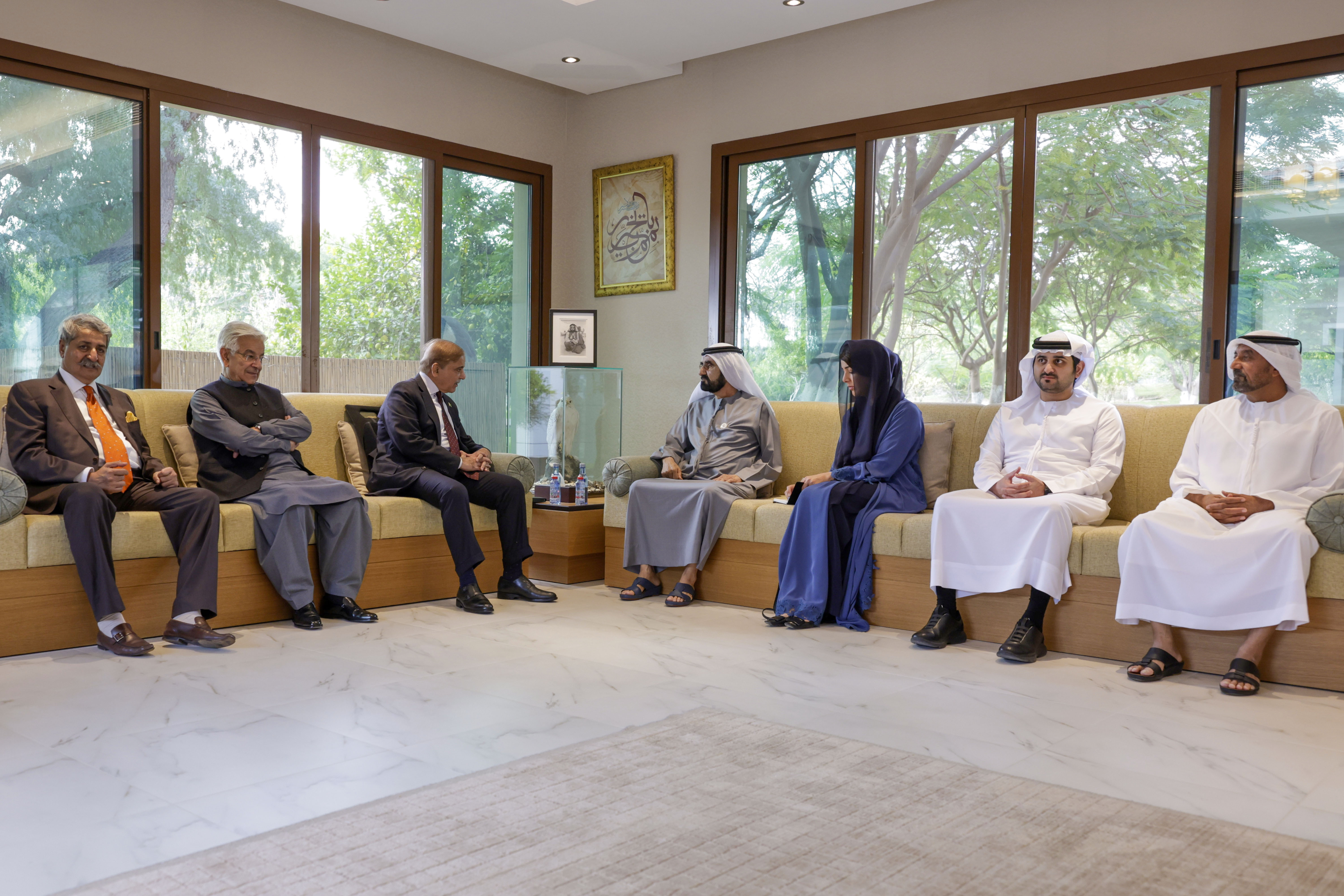 Mohammed bin Rashid meets Prime Minister of Pakistan