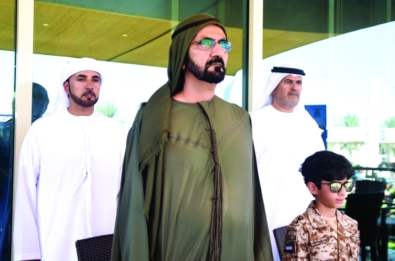 Mohammed bin Rashid witnesses the Martyr's Day Endurance Race