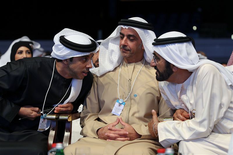 Mohammed bin Rashid attends Mansour bin Zayed session
