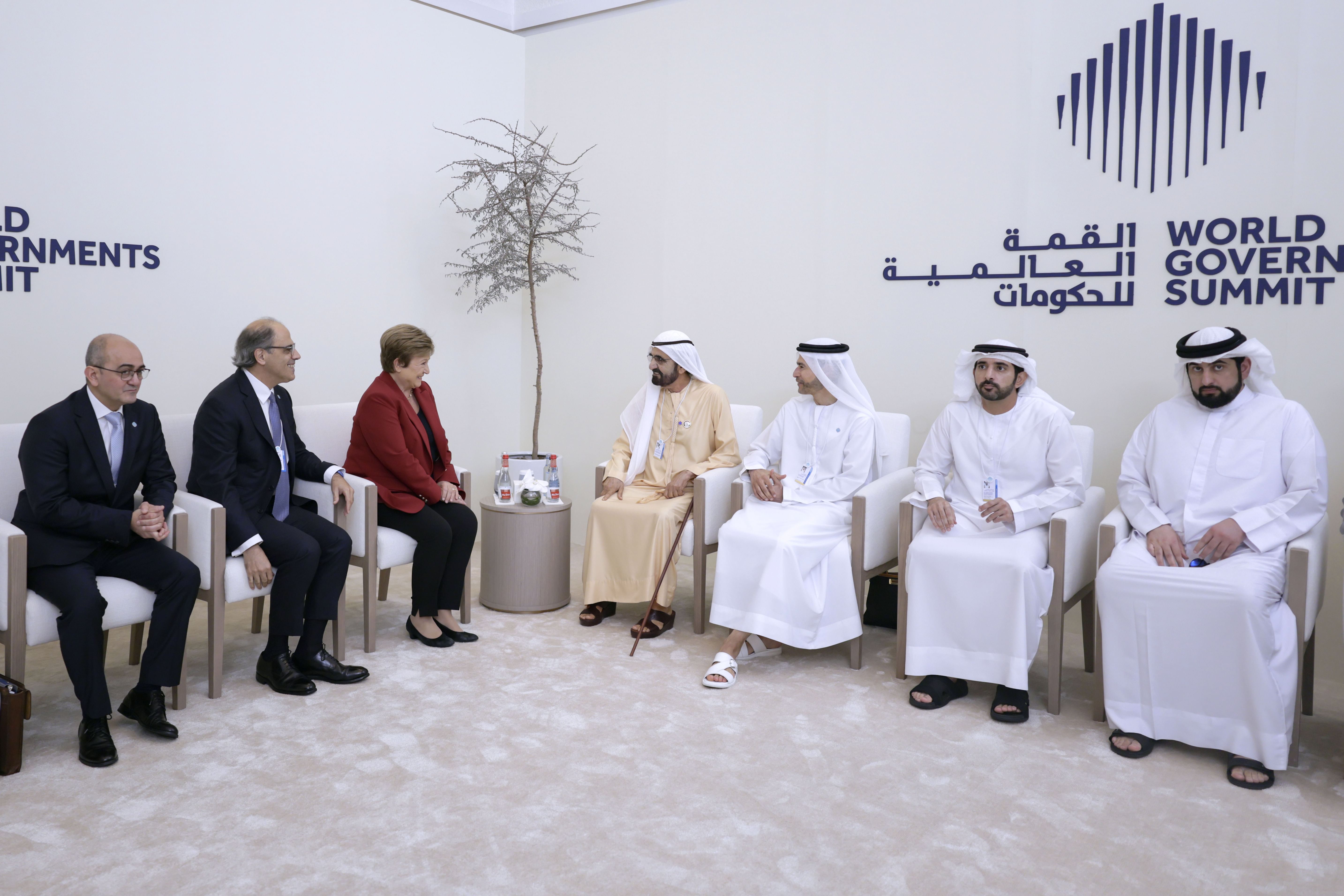محمد بن راشد يلتقي مديرة صندوق النقد الدولي ويبحثان أبرز مستجدات الاقتصاد العالمي وآفاق التعاون المشترك