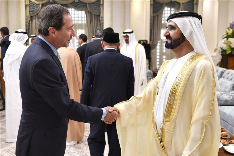 Mohammed bin Rashid and Mohammed bin Zayed Receive members of diplomatic corps on Eid Al-Adha 