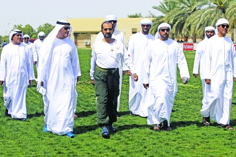 Mohammed bin Rashid attends stables special races in Seih Al Salam