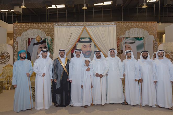 Hamdan bin Mohammed attends Al Falasi and Al Muhairi weddings