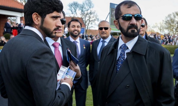 Mohammed bin Rashid attends English 2000 Guineas race