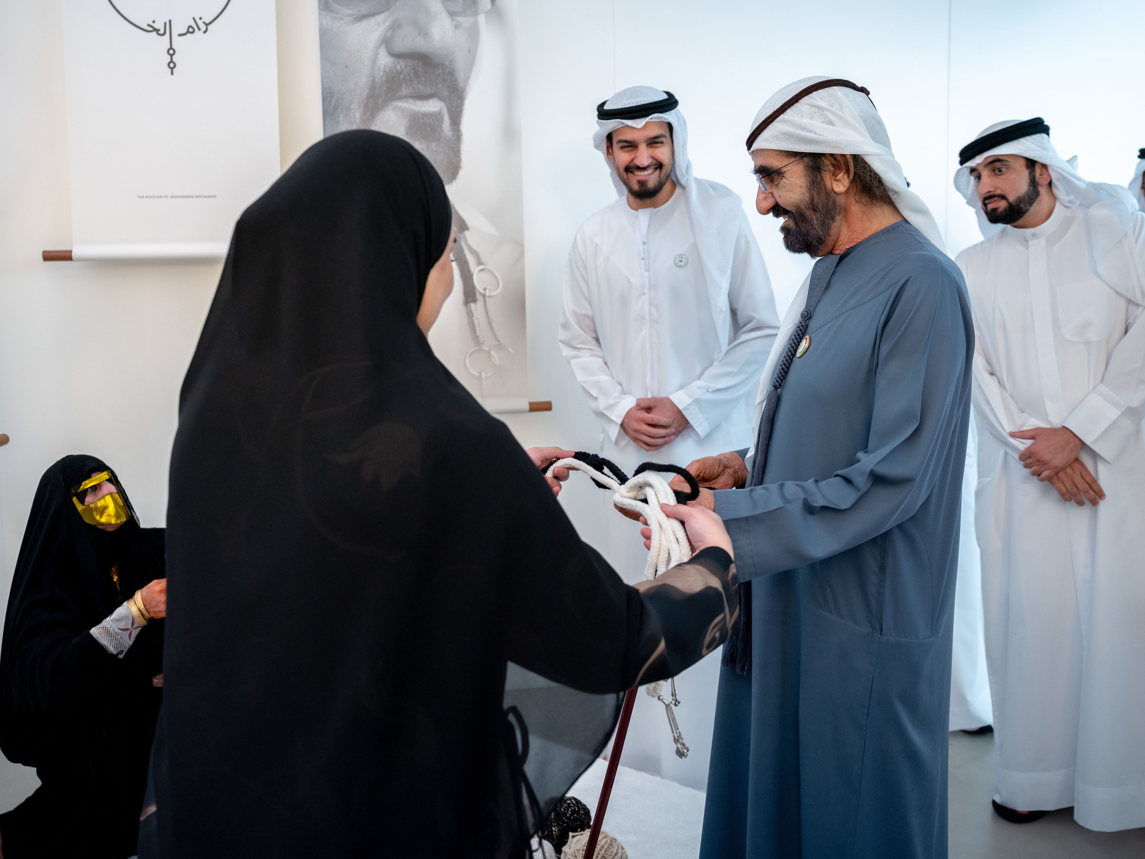 Mohammed bin Rashid explores research project on Al Khuzam