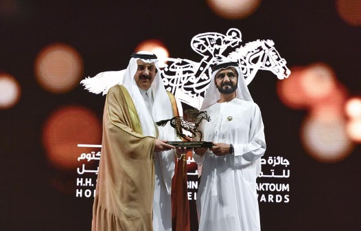 Mohammed bin Rashid attends Meydan's Dubai World Cup reception