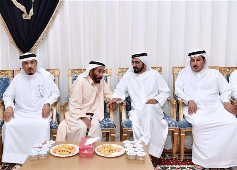 Mohammed bin Rashid offers condolences to Bel Obaida family