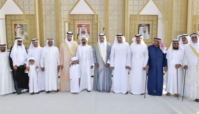 Mohammed bin Rashid attends the wedding of Majarin and AlMuhairi.