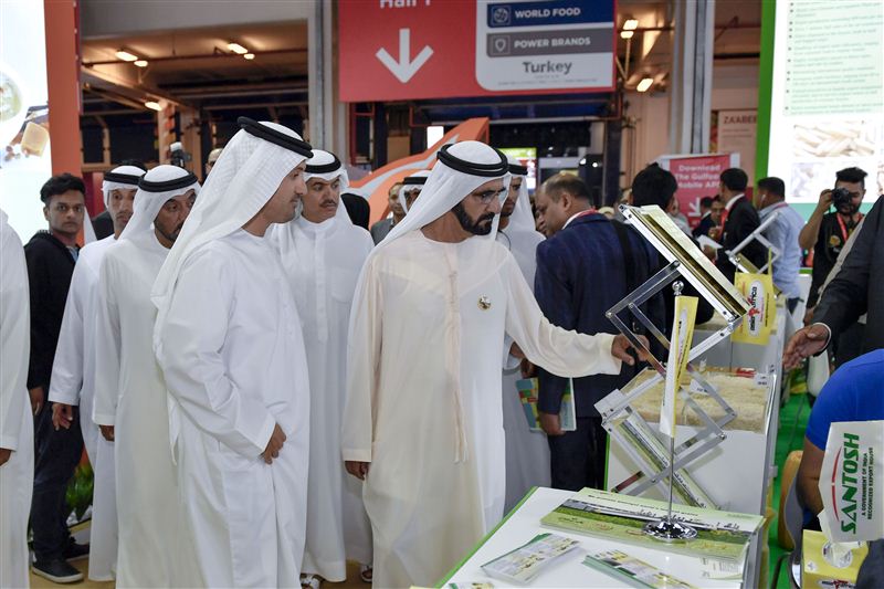 Mohammed bin Rashid visits Gulfood and praises local and international participations