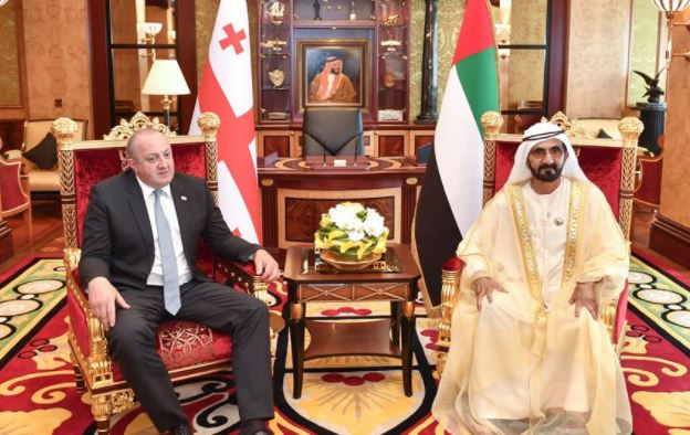Mohammed bin Rashid receives President of Georgia