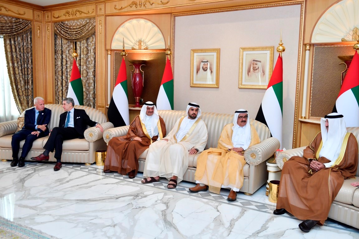 Hamdan bin Rashid receives greetings from heads of diplomatic missions on Eid Al Adha