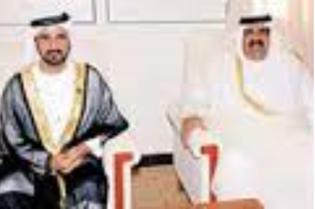 حمدان بن راشد يشهد السباق في اسكوت
