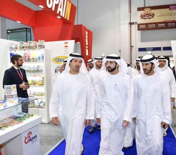 Hamdan bin Mohammed visits Gulfood Exhibition 2018 Food & Hospitality