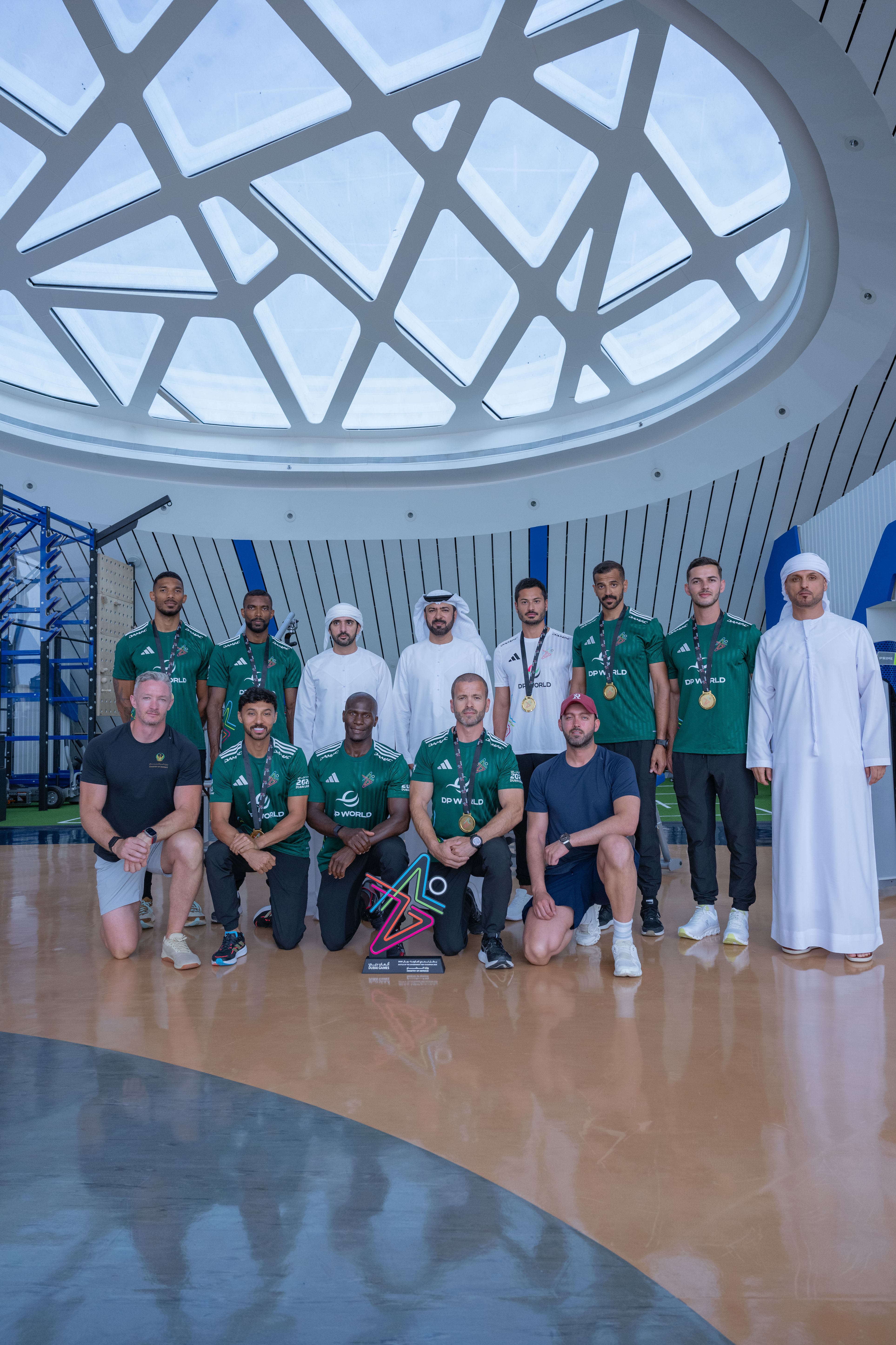 Hamdan bin Mohammed directs prize money won by Ministry of Defence teams during DUBAI GAMES to be donated to charity