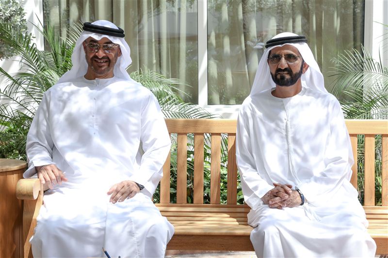 Mohammed bin Rashid and Mohammed bin Zayed discuss national issues