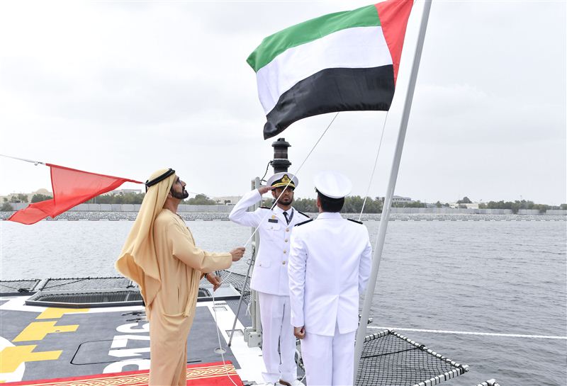 Mohammed bin Rashid commissions Baynunah-class corvette Al Hili at NAVDEX