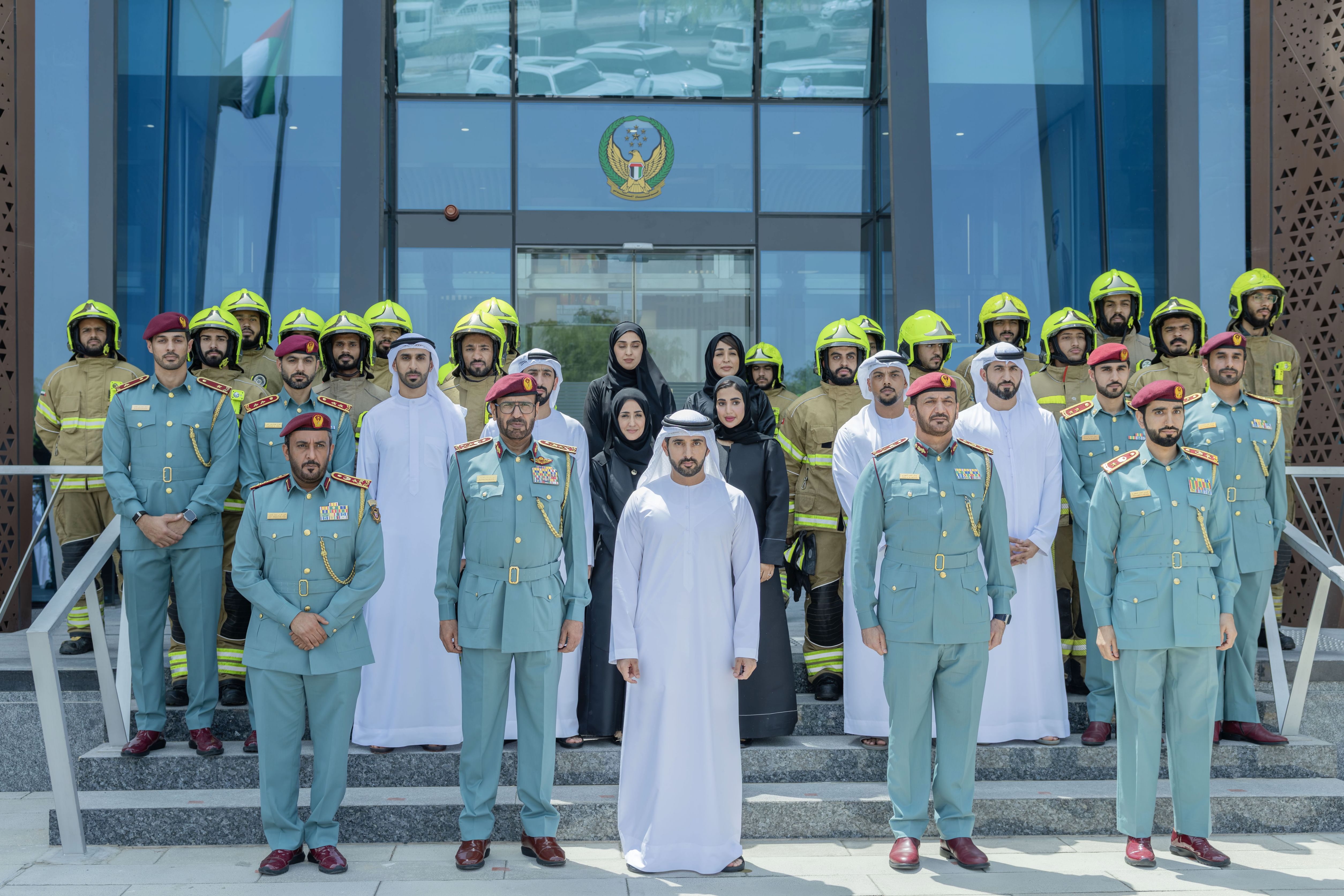 Hamdan bin Mohammed visits Dubai Civil Defence, directs it to achieve global benchmarks in community protection